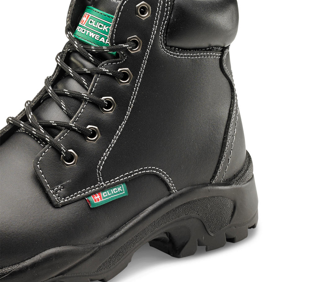 Beeswift 6 Eyelet Pur Boot S3 Black
