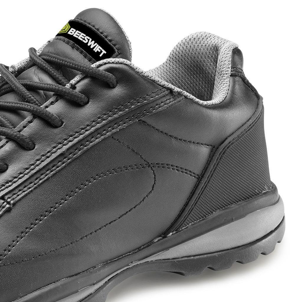 Beeswift Double Density Trainer Shoe Sbp Black