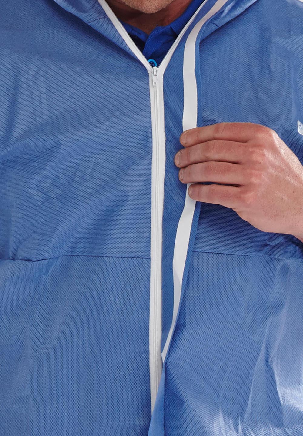 Beeswift Disposable Coverall Type 5/6 Navy Blue