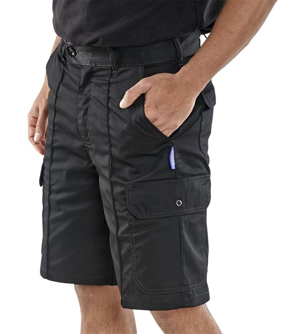 Beeswift Cargo Pocket Shorts Black