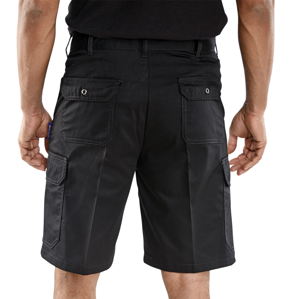 Beeswift Cargo Pocket Shorts Black