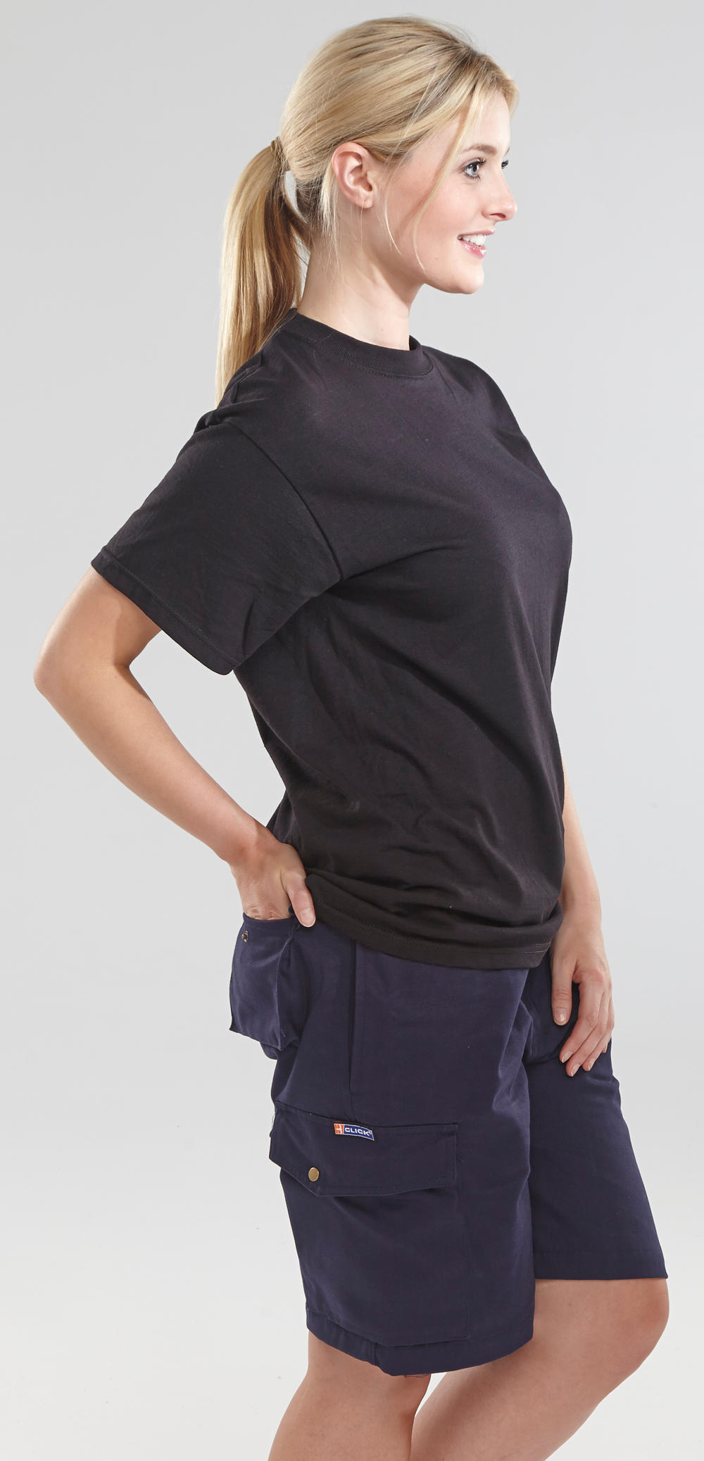 Beeswift Cargo Pocket Shorts Navy Blue