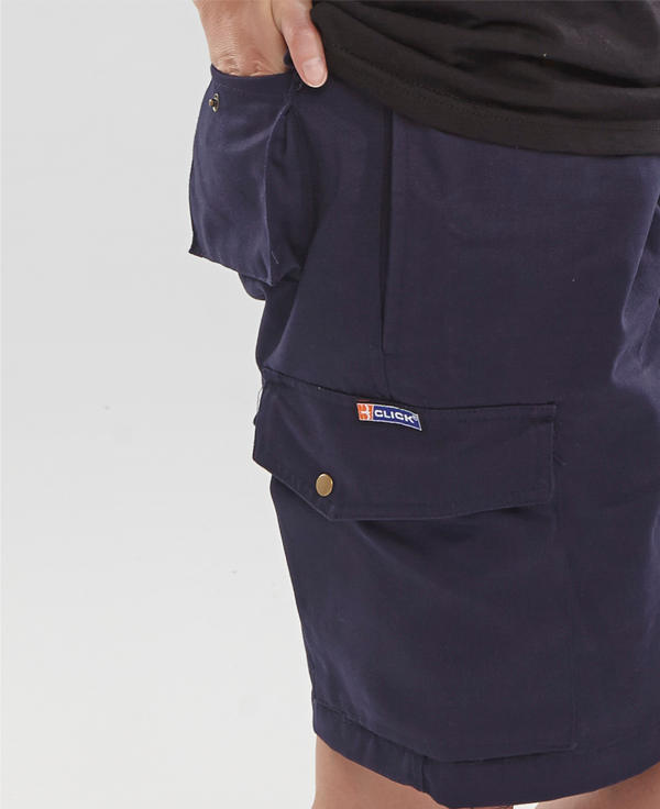 Beeswift Cargo Pocket Shorts Navy Blue