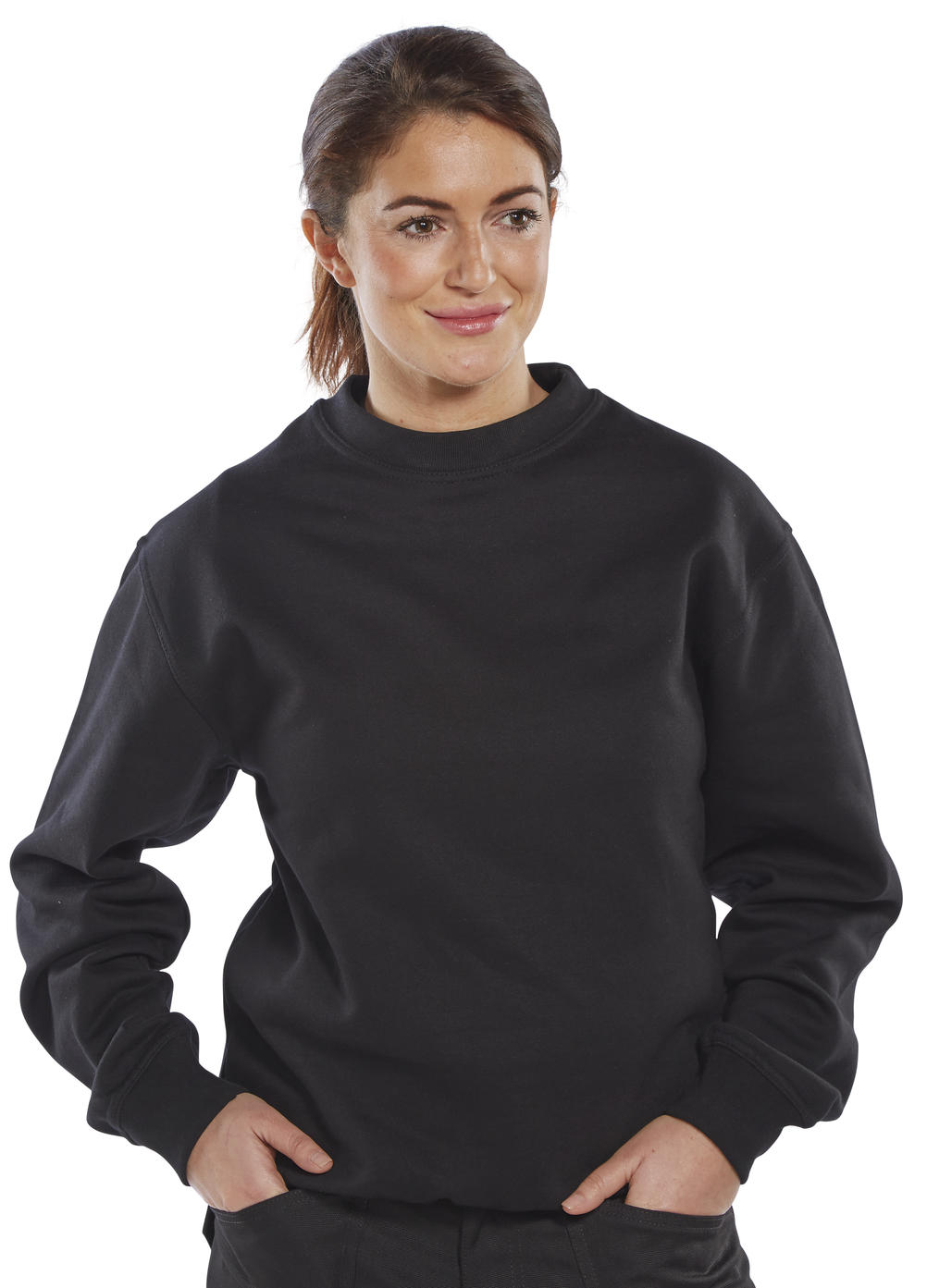 Beeswift Polycotton Sweatshirt Black