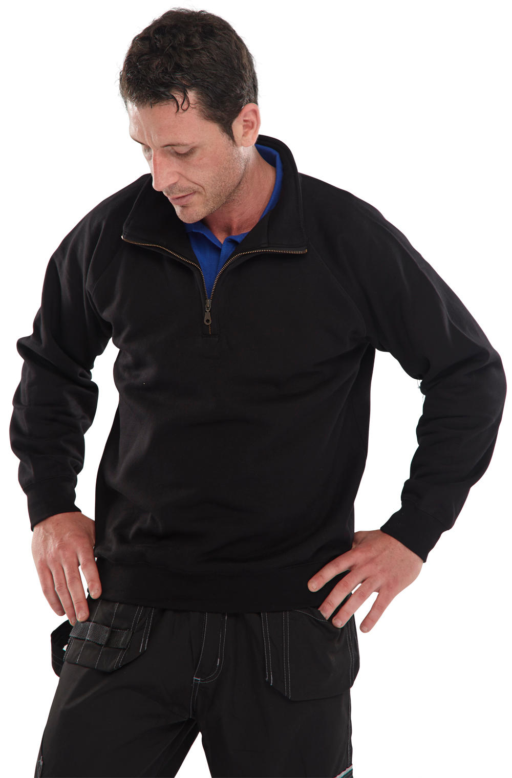 Beeswift Quarter Zip Sweatshirt Black