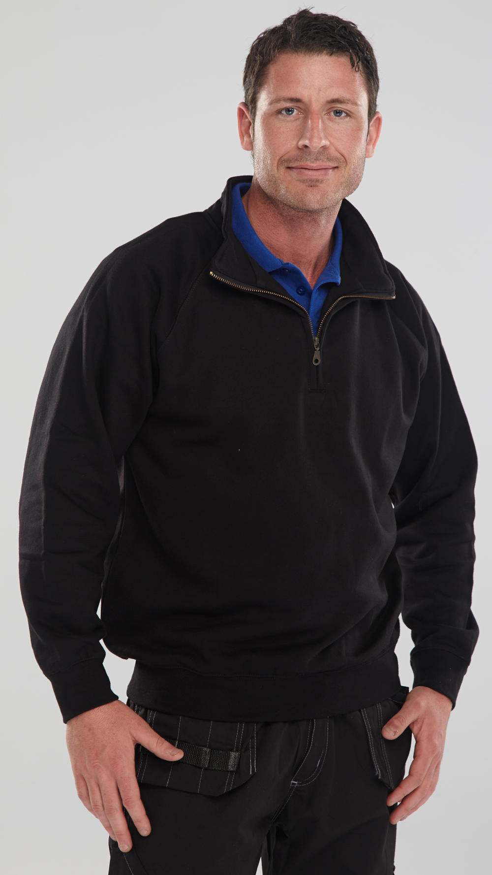 Beeswift Quarter Zip Sweatshirt Black