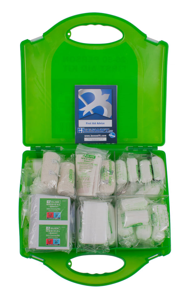 Click Medical 26-50 Person Hsa Irish First Aid Kit Green