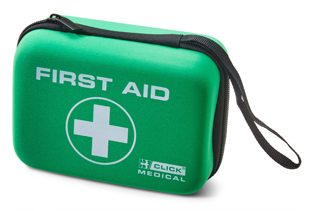 Click Medical Public Service Vehicle (Psv) First Aid Kit In Small Feva Bag Green