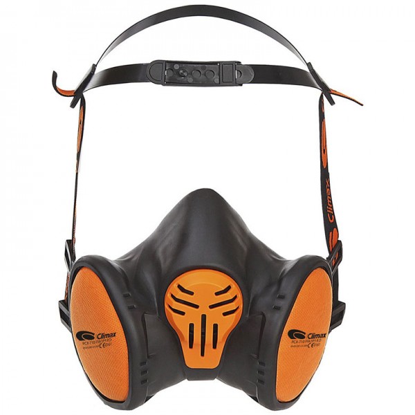 Climax Ffa2P3 Maintenance Free Half Mask Black/Orange