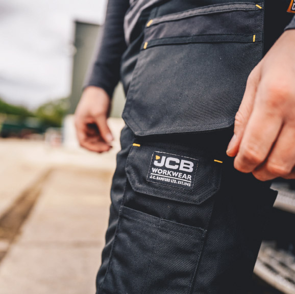 Jcb Workwear Trade Hybrid Stretch Shorts Black