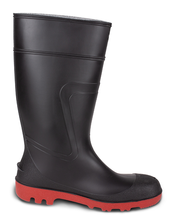 Dunlop Warwick Full Safety Wellington Black