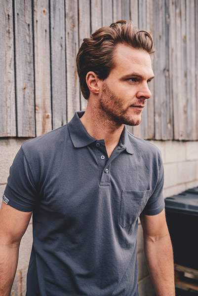 Jcb Workwear Essential Polo Shirt Grey