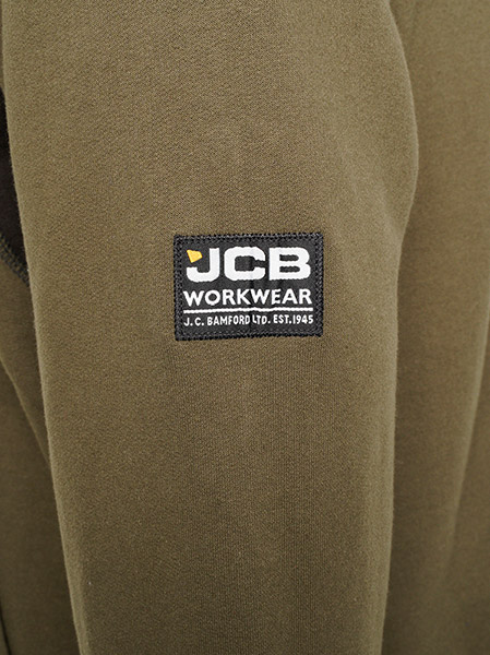 Jcb Workwear Horton Hoodie Olive Green