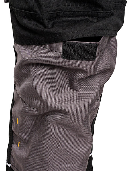 Jcb Workwear Trade Rip Stop Trousers Black/Grey