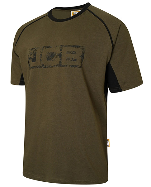 Jcb Workwear Trade T-Shirt Olive Green