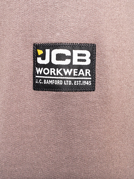 Jcb Workwear Trade Zip Thru Hoodie Grey