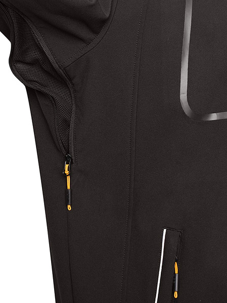 Jcb Workwear Trade Hooded Softshell Jacket Black