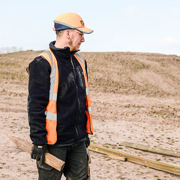 Jcb Workwear Trade Fleece Full Zip Black