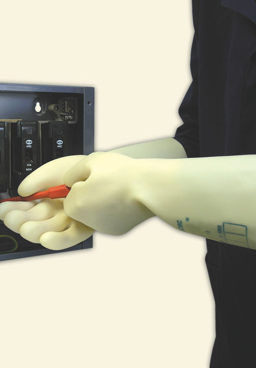 Polyco Electrician Gauntlet Glove Class 0 Yellow