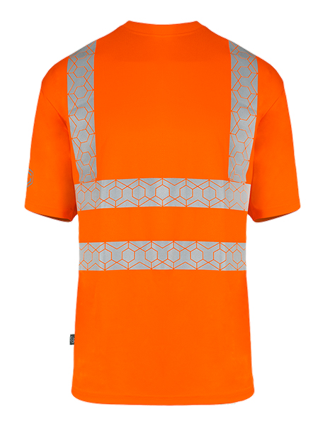Beeswift Envirowear Hi-Vis Recyclable T-Shirt Orange