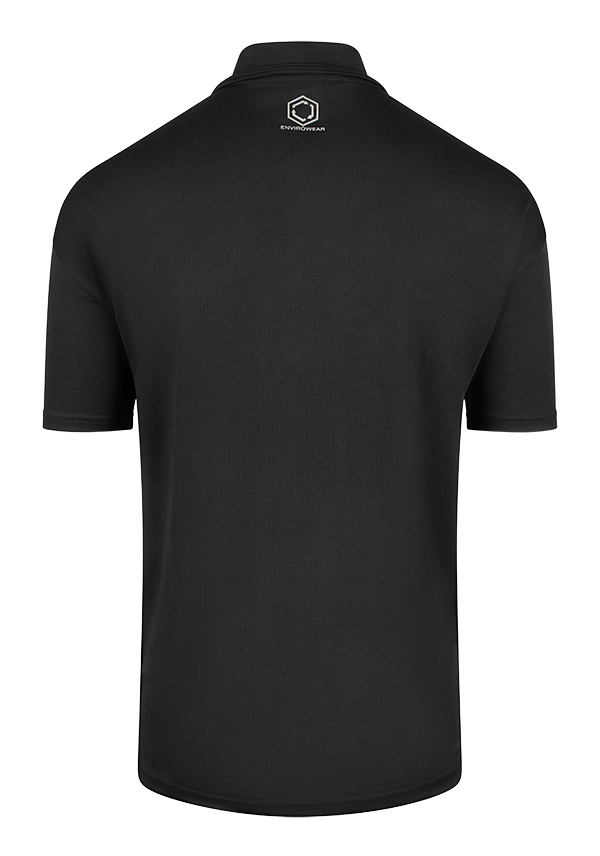 Beeswift Envirowear Short Sleeve Recyclable Polo Shirt Black