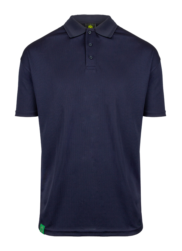 Beeswift Envirowear Short Sleeve Recyclable Polo Shirt Navy Blue