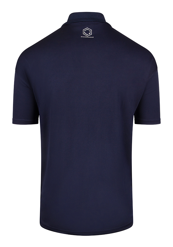 Beeswift Envirowear Short Sleeve Recyclable Polo Shirt Navy Blue