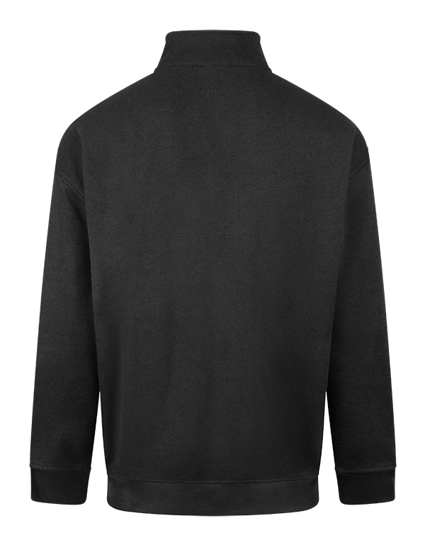 Beeswift Envirowear Recyclable Quarter Zip Sweatshirt Black