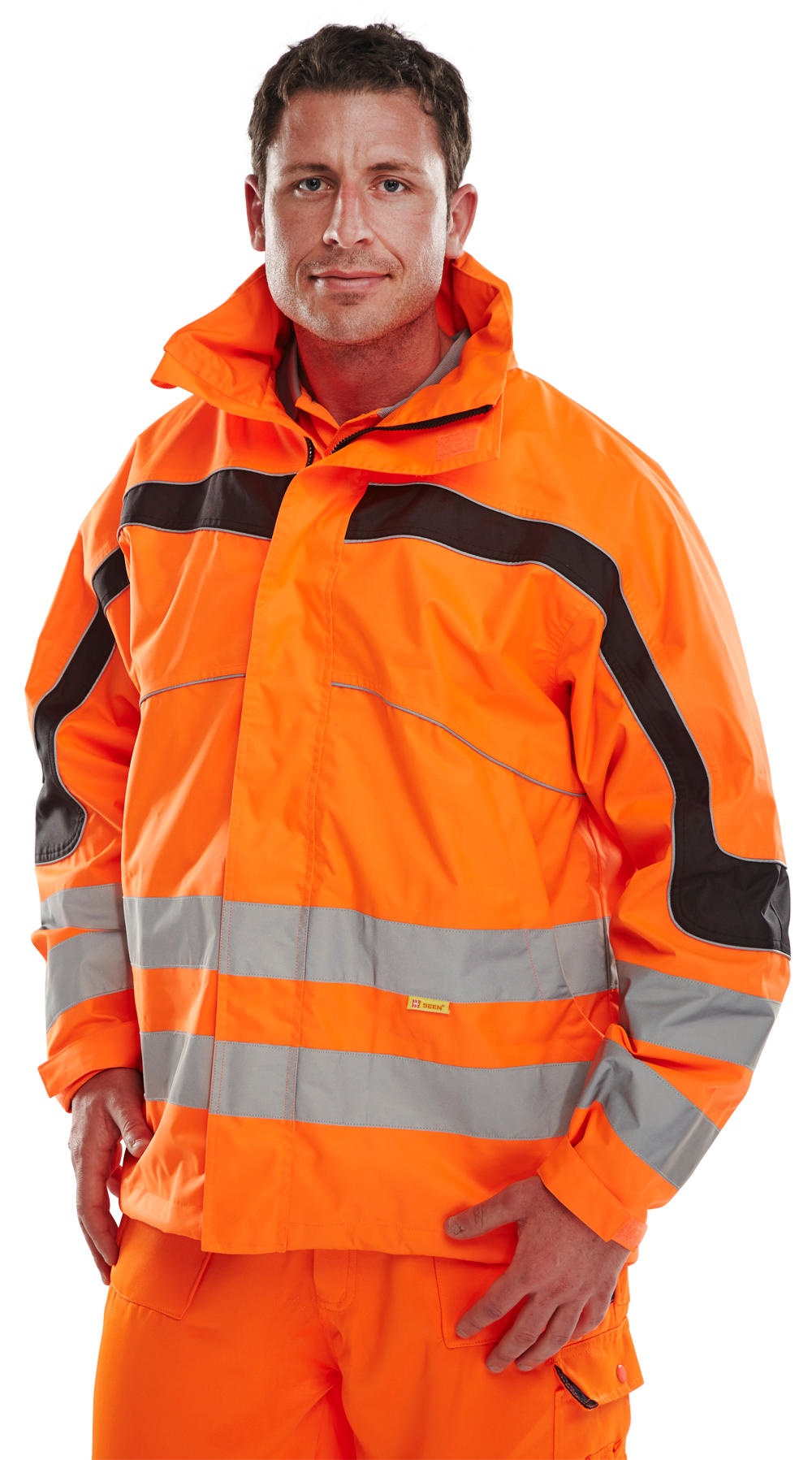 Beeswift Eton Hi-Vis Breathable Jacket Orange