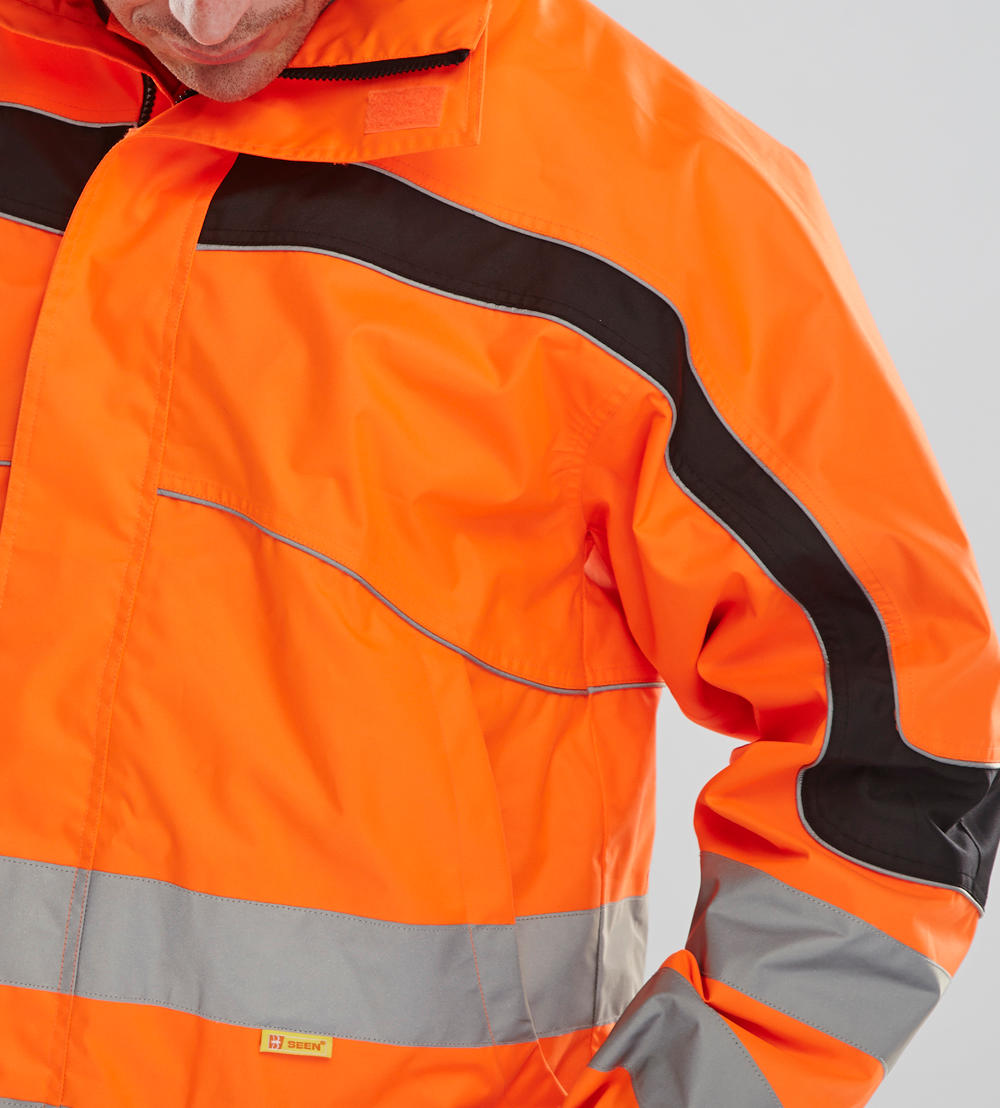 Beeswift Eton Hi-Vis Breathable Jacket Orange