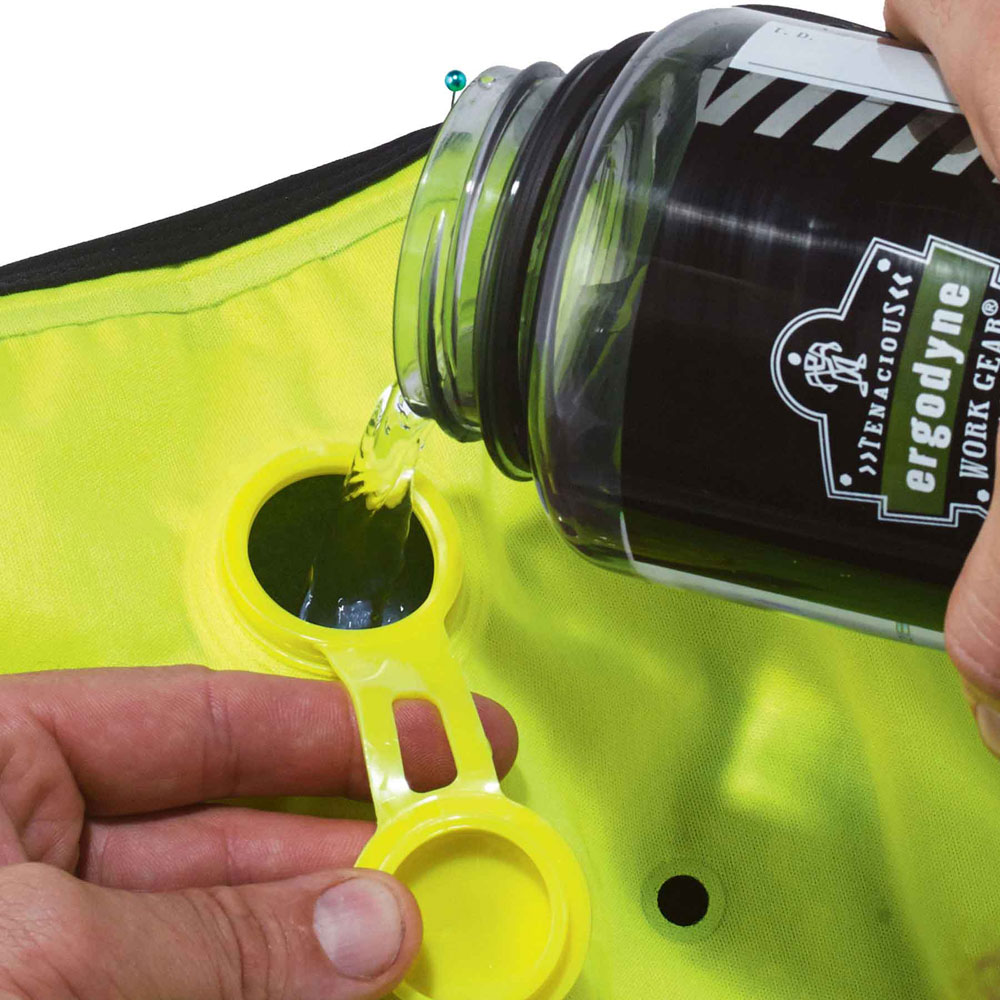 Ergodyne Premium Dry Evaporate Cooling Vest Lime Green