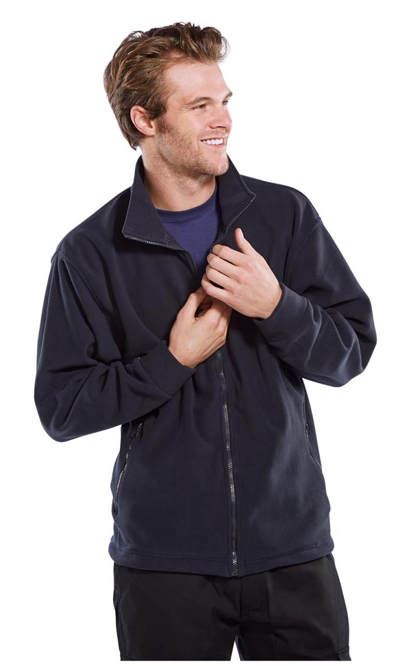 Beeswift Standard Fleece Jacket Navy Blue