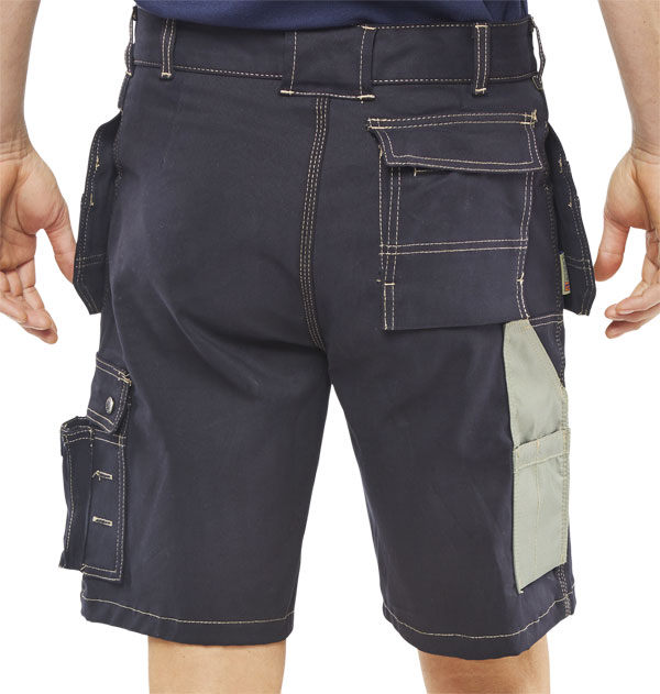 Beeswift Grantham Multi-Purpose Pocket Shorts Navy Blue