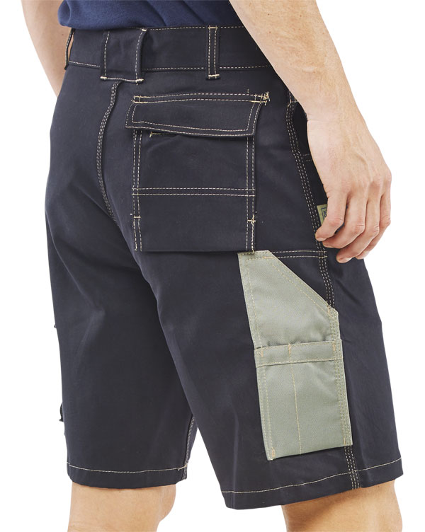 Beeswift Grantham Multi-Purpose Pocket Shorts Navy Blue
