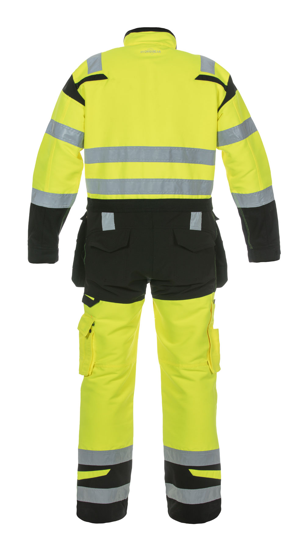 Hydrowear Hove Hi-Vis Two-Tone Coverall SaturnYellow/Black