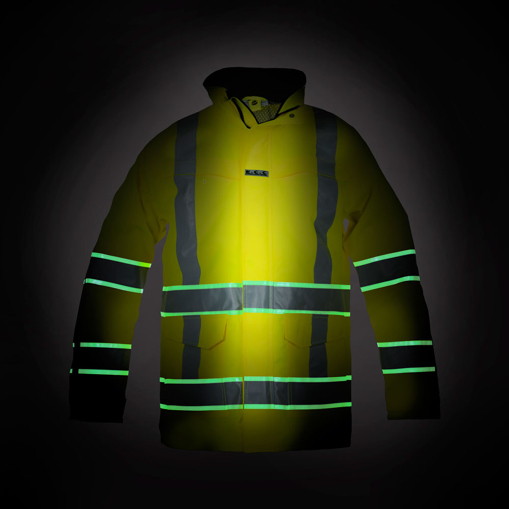 Italie High Visibility Gid Parka Saturn Yellow