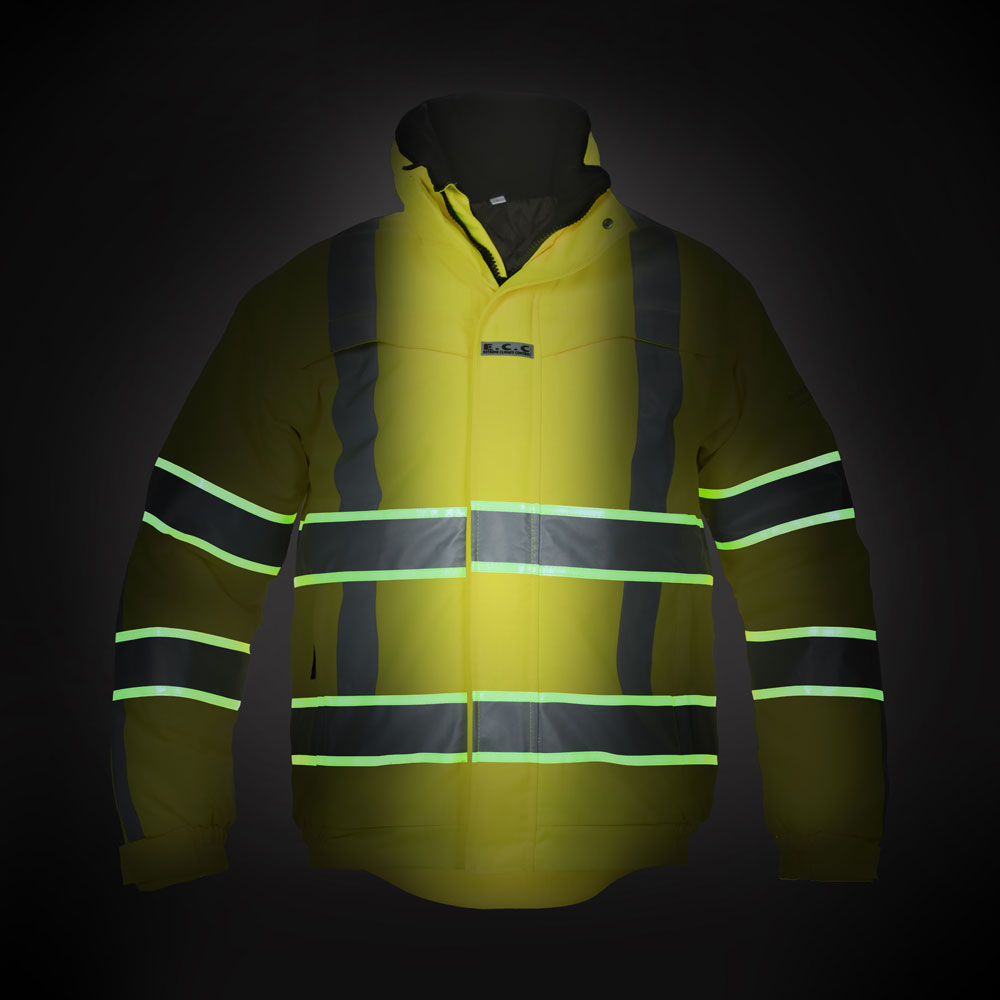 Hydrowear India Hi-Vis Gid Pilot Jacket Saturn Yellow