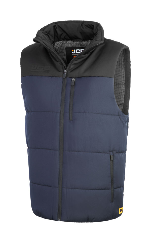 Jcb Workwear Unisex Padded Gilet Navy / Black