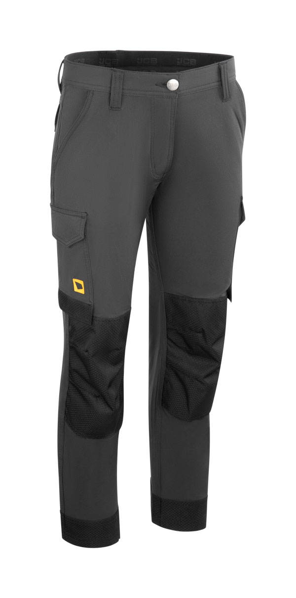 Jcb Workwear Ladies 4-Way Stretch Trousers Dark Shadow
