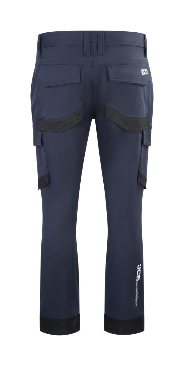 Jcb Workwear Ladies 4-Way Stretch Trousers Navy Blue