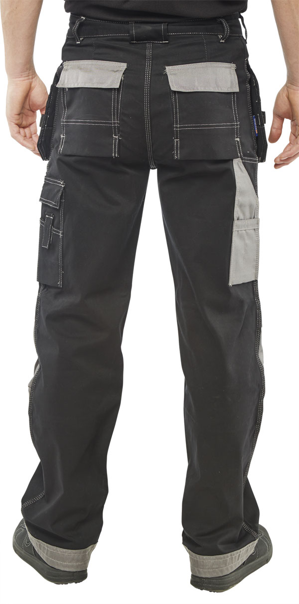 Beeswift Kington Multi Pocket Trousers Black