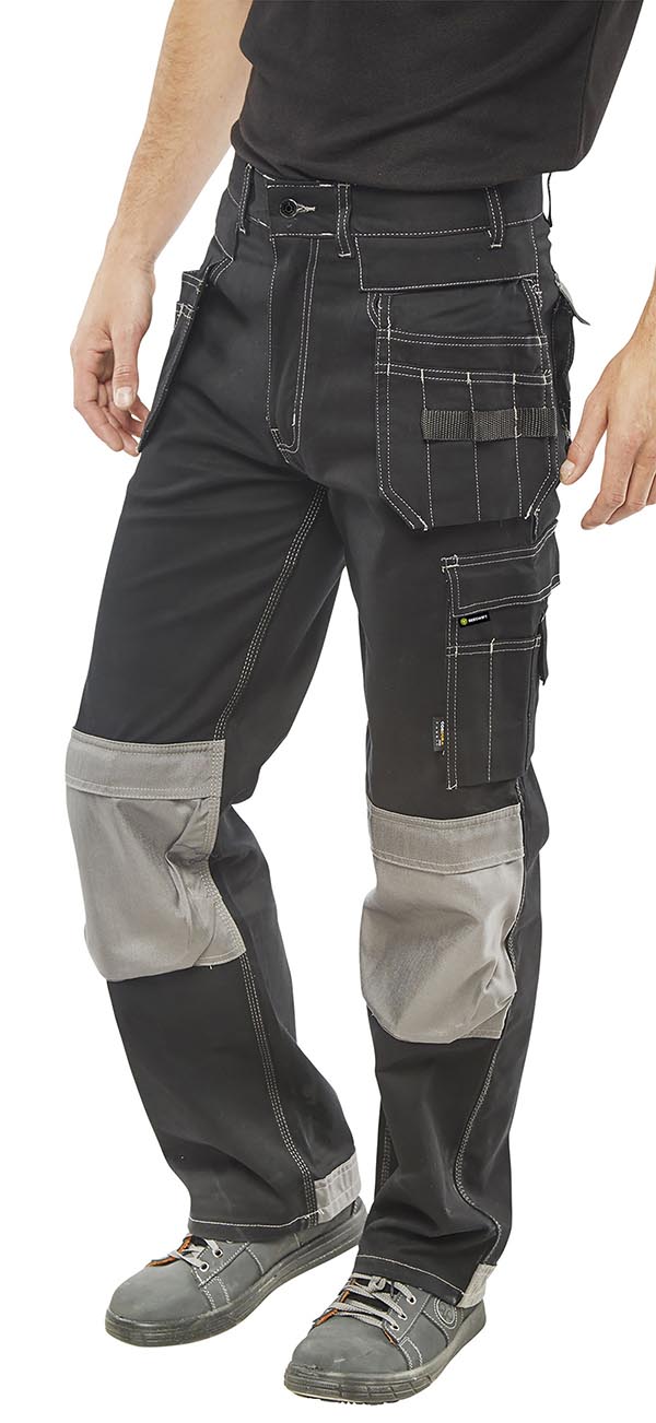 Beeswift Kington Multi Pocket Trousers Black