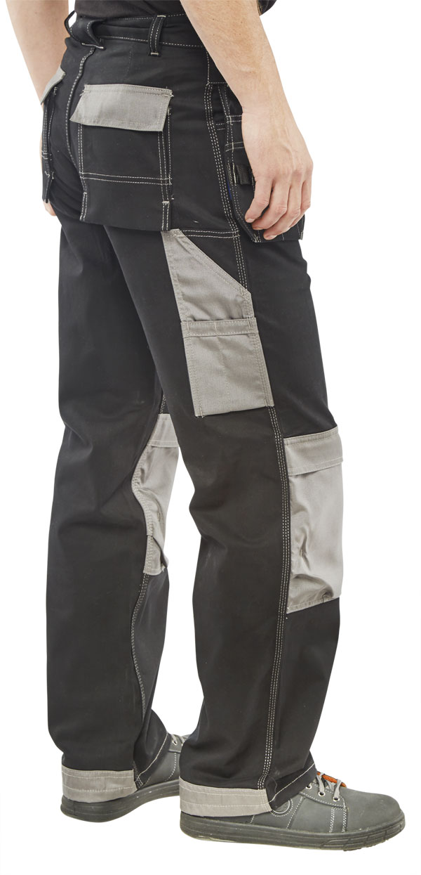 Beeswift Kington Multi Pocket Trousers Black