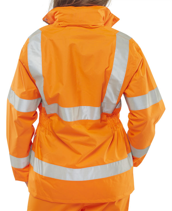 Beeswift Ladies Hi-Vis Executive Jacket Orange