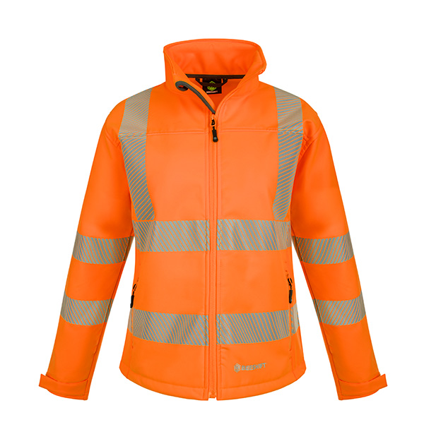 Beeswift Ladies Soft Shell Jacket Orange