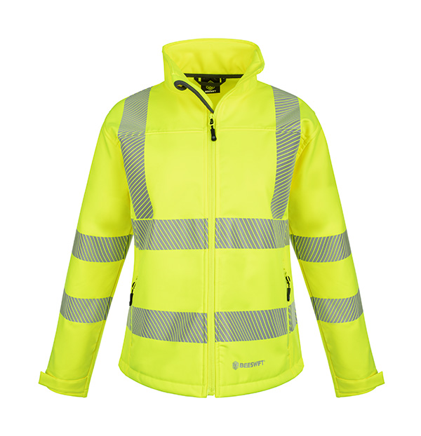 Beeswift Ladies Soft Shell Jacket Saturn Yellow