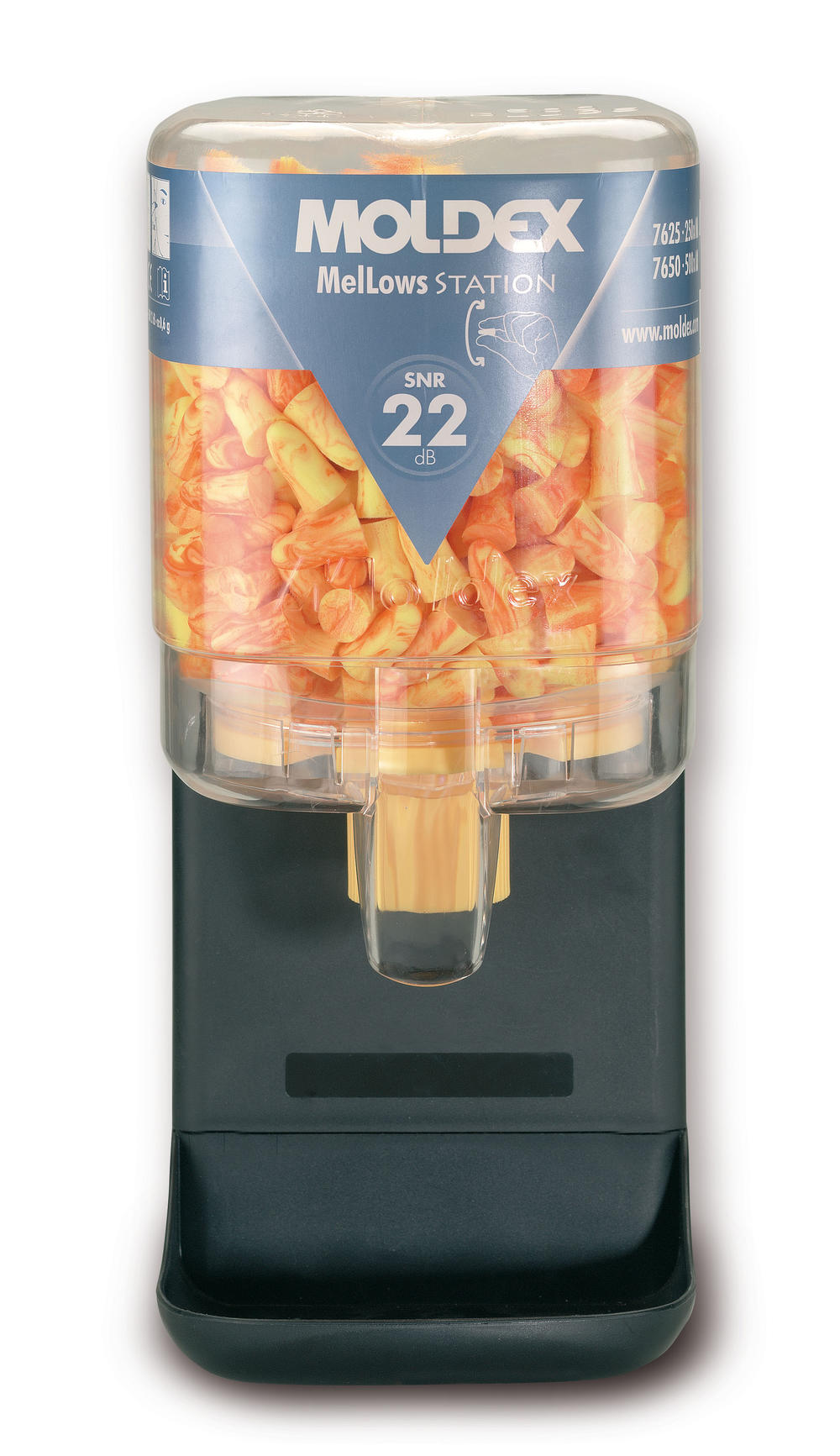 Moldex 7625 Mellows Small Ear Plugs Dispenser Clear