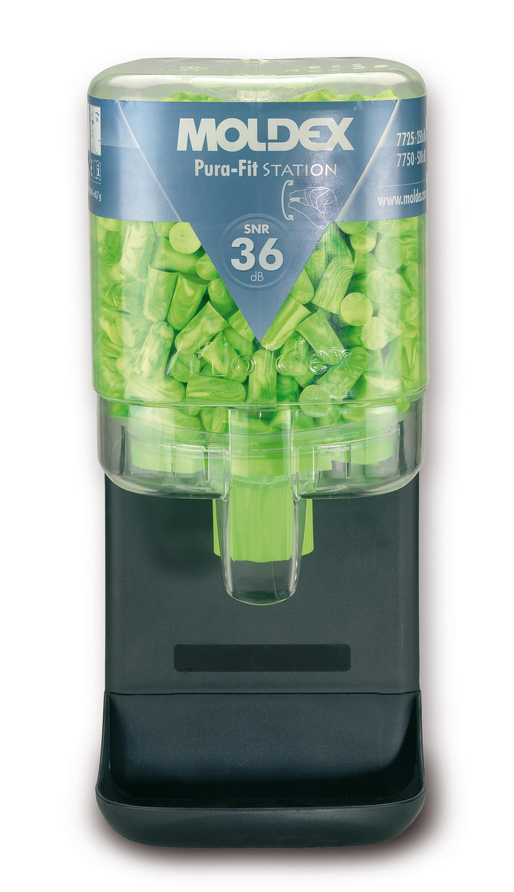 Moldex 7725 Pura-Fit Small Ear Plugs Dispenser Clear