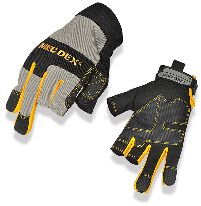 Mecdex Work Passion Tool Mechanics Gloves Grey / Gold