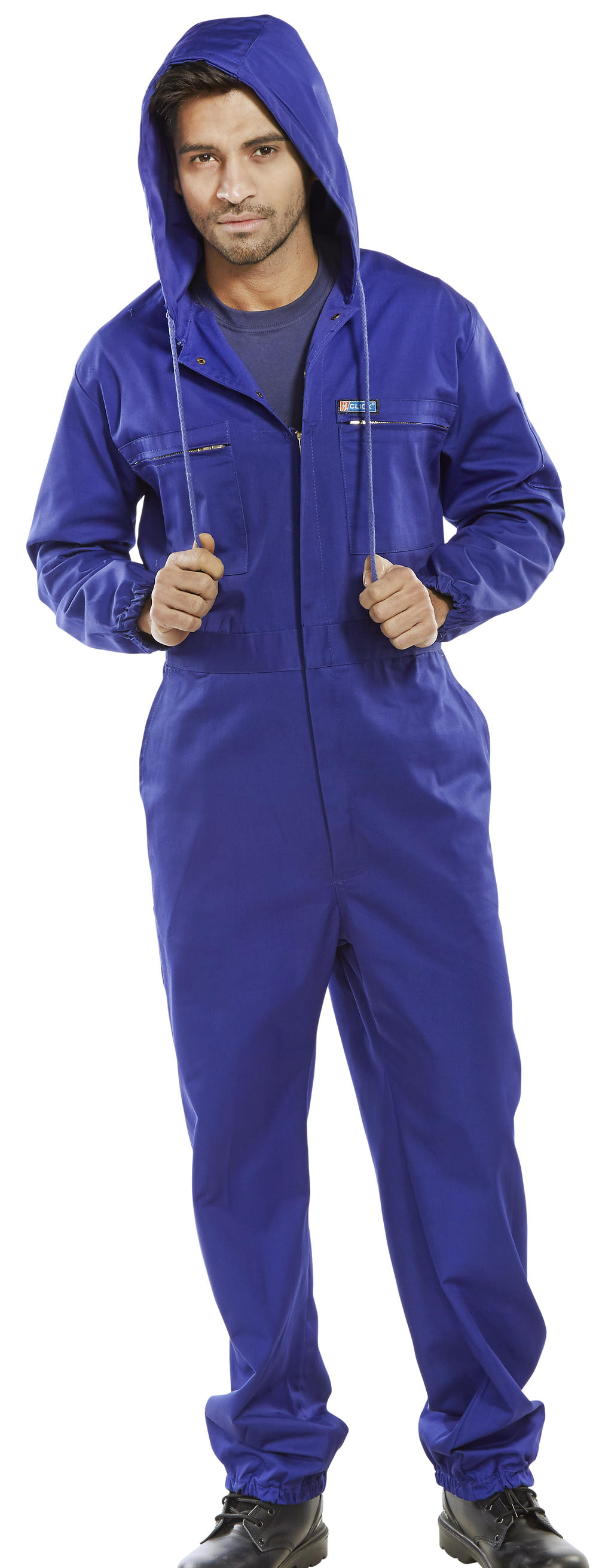 Beeswift Hooded Boilersuit Royal Blue